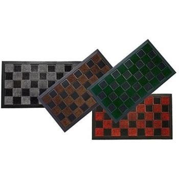 DINTEX - Felpudo Goma Ajedrez Surtido Dintex 40X70 Cm