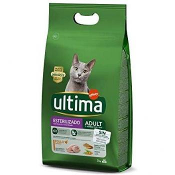 Ultima Pienso para Gatos Esterilizados Adulto con Pollo - 3000 gr