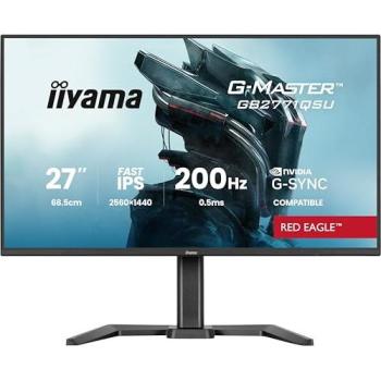 Monitor Gaming IIYAMA G-Master Red Eagle 27 QHD 2560x1440 200Hz Fast IPS 0.5ms Adaptativo