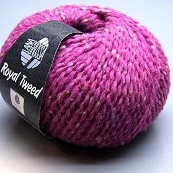 Lana Grossa Royal Tweed 079 fucsia 50 G de Lana