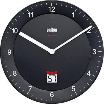 Braun BNC 006 Quartz Wall Clock Círculo Negro - Reloj de Pared