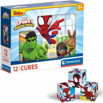 ROMPECABEZAS 12 CUBOS SPIDEY AND HIS AMAZING FRIENDS DE CLEMENTONI