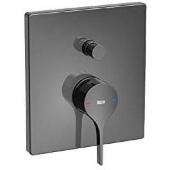Grifo monomando empotrable para baño-ducha INSIGNIA - ROCA Color: Negro titanio