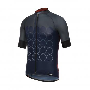 Santini Airform 3.0 Camiseta de Manga Corta, Hombre, Gris, 2 X-Grande
