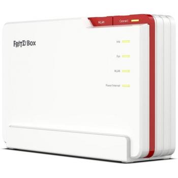 Router AVM FRITZ!Box 5690 Pro - Wi-Fi 7, Tri-Band (2.4 GHz, 5 GHz, 6 GHz), hasta 18.5 GBit/s, compatible con Glasfaser y