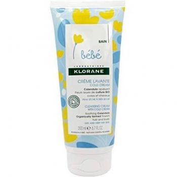 Klorane Baby Cleansing Cream with Cold Cream and Calendula 200ml