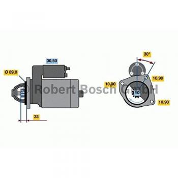 Motor de Arranque Bosch 986017750 - Tipo: Motor de arranque; Marca: Bosch; Número de pieza: 0 986 017 750; Aplicación: Vehículos automotores; Características: Alta durabilidad, rendimiento