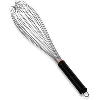 Batidor Profesional Schneider 450 mm - 24 Hilos, Resistente al Calor, Mango de Termoplástico