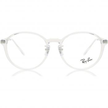 Ray-Ban Gafas Graduadas RX 7178D 2001 Ajuste Asiático para Hombre con Lentes Recetados Transparentes