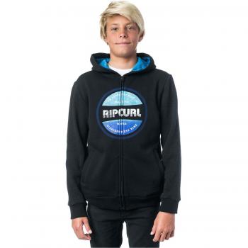RIP CURL Big Mama HZ Fleece Sudadera, Niños, Black, 12