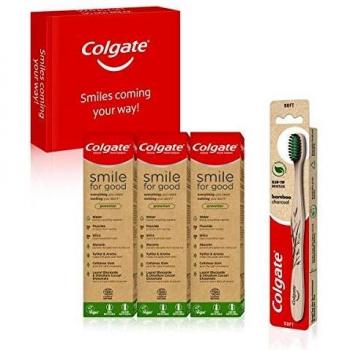 Colgate Kit Eco-friendly con Pasta de Dientes Smile for Good