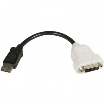 StarTech.com DisplayPort to DVI Video Adapter Converter - 1080p DP 1.2 to DVI-D Monitor/Display Cable Adapter Dongle with Latching DP Connector, Male to Female, 0.24 m