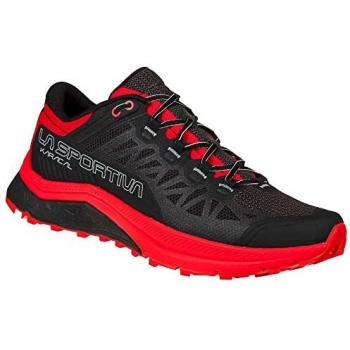 La Sportiva Zapatillas de Trail Running Karacal Hombre Negro-Rojo 40.5