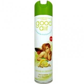 Desodorante Spray Ambientador Good Air 400ML con Aroma de Limón y Jengibre para Ambientes y Textiles