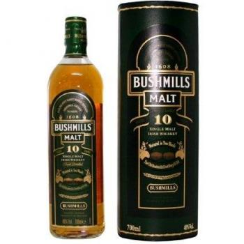 Bushmills Whisky irlandés de malta 10 años