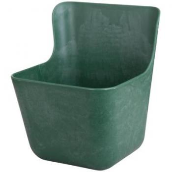 Comedero Cuadrado Verde 11,5 litros para Mascotas