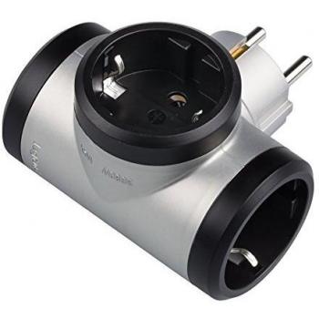 Legrand 50664 Adaptador Enchufe, Triple, Gris