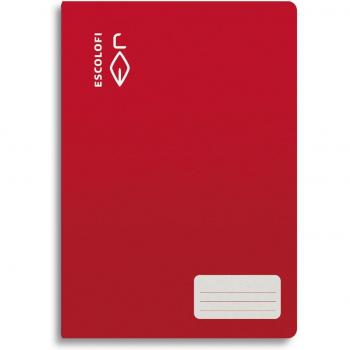 Escolofi Libreta Grapada DIN A4 32 Hojas 70 Gramos Milimetrado 3x3x16 Tapa Blanda Escolofi Naranja