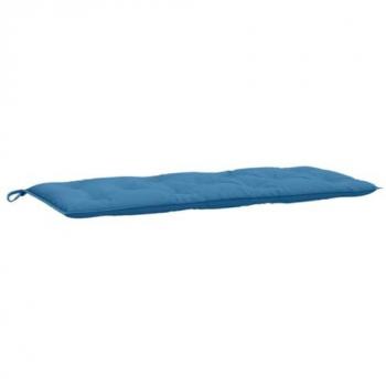 Cojín para banco de jardín tela 120x50x7 cm Color Antracita melange, Gris claro melange, Gris oscuro melange y Azul melange - Cojín Decorativo de Asiento, Cojines de