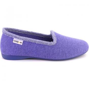 COSDAM 501 Zapatillas de casa de mujer azul