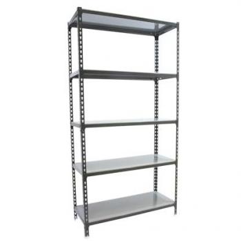 Estantería Metálica de Almacenaje SimonRack, 1800x900x400 mm, 5 Baldas Ajustables, Soporta 180 kg de Punto Flexión por balda, Color Antracita/Galva