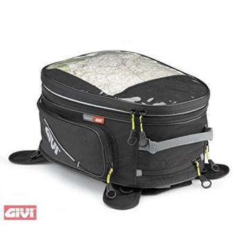 Givi EA102B Easy Bag - Bolsa de depósito universal expandible, dotada de imanes para la fijación al depósito, volumen 25 l, carga máxima 3 kg