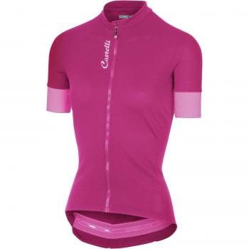 Castelli Maillot De Ciclismo De Manga Corta Para Mujer 2018 Anima 2 Fz Alba Rosa