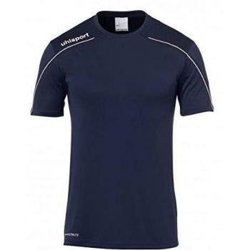 uhlsport Stream 22 Shirt Shortsleeved Camiseta De Entrenamiento, Hombre, Azul Marino/Blanco, 116