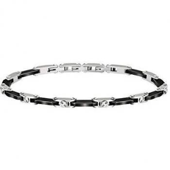 Pulsera de Hombre Morellato SACU14 - Pulsera de acero inoxidable, diseño moderno, cierre de seguridad, resistente al agua, ideal para uso diario y ocasiones especiales