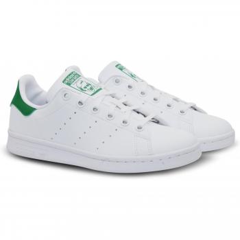 Adidas Originals Stan Smith Kids' White/Green Casual Sneakers