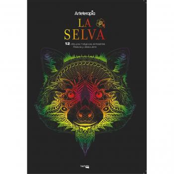 Arteterapia. La selva. 12 dibujos mágicos: rasca y descubre - VARIOS AUTORES