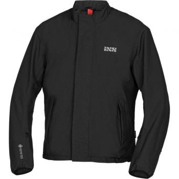 Chaqueta de Moto Interior iXS Tour 1.0 GORE-TEX® - Negro, membrana impermeable, transpirable y cortaviento, diseño ergonómico para comodidad en la conducción, ajuste regulable y protección contra el clima