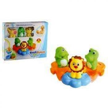 jupesa Set Animales&Puzzle Goma BAÑO SURT. 6 PZAS.