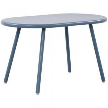 Mesa de centro Velva Ovalada, Loungetisch para interiores y exteriores, Mesa resistente al agua y a los rayos UV
