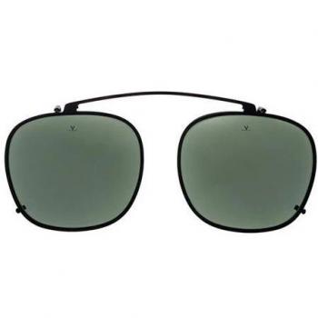 Vuarnet Unisex Clip-On Sunglasses VD190600011121 Black One Size