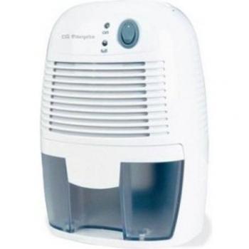 Deshumidificador Orbegozo DH 250 Compacto y Silencioso, Potencia de 27W, Capacidad del Depósito de 0.5 Litros, Color Blanco