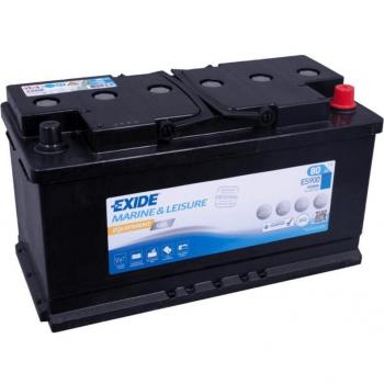 Batería Exide Marina Gel ES900 - 80 Ah, 540A(EN), 12V, dimensiones 353x175x190mm