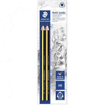 Staedtler 119 BK2 DA. Lápices Noris Club jumbo. Blíster con 2 unidades de lápices HB