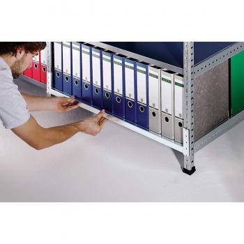 Estantería ensamblable para archivadores, galvanizada, altura 2280 mm, doble cara, base 1200 x 600 mm
