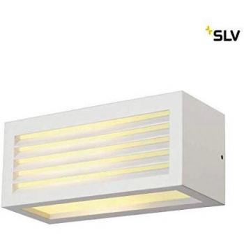 Aplique Exterior Box-L E27 Blanco, Cuadrado, IP44, Máx. 18W