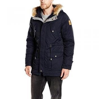 TBS VOBLON - Parka para hombre, color gris, talla L