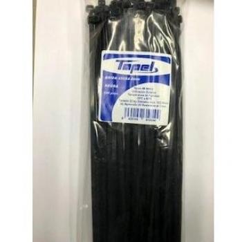 BOLSA DE BRIDAS DE NYLON ( 100 UNIDADES) (NEGRO, 430 X 4,8 mm)