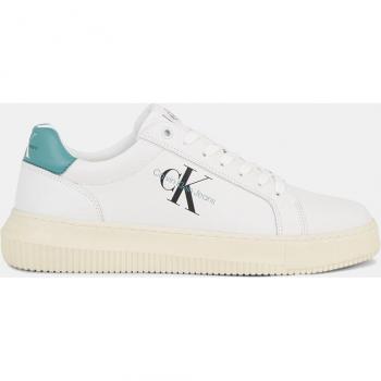 Zapatillas chunky de piel Calvin Klein Jeans - Blanco - Talla: 42 - Cuero