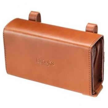 Brooks D-Shaped 1 Litre Saddle Bag - Honey