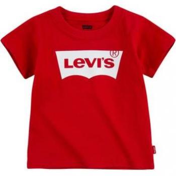 Levi's ® Kids Camiseta De Manga Corta Batwing - Camiseta de manga corta para niños, diseño Batwing, color rojo, material suave y cómodo, logo clásico de Levi's en el pecho