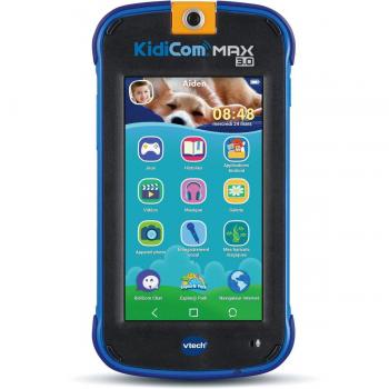 Teléfono Móvil Vtech Kidicom Max 3.0 Infantil - Azul, 16 Aplicaciones/Juegos, 8 GB, Sin Forfait Seguro para Niños de 3 a 8 Años
