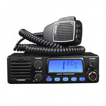 Estación de Radio CB TTI TCB-900 con Altavoz y Tecnología Multinorm 12/24 Voltios