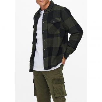 Only & Sons Camisa de Cuadros Manga Larga Milo Life Check