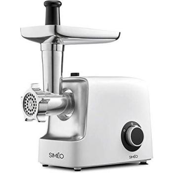 Picadora de carne multifuncional 2200W SIMEO RHM310 Acero Inoxidable