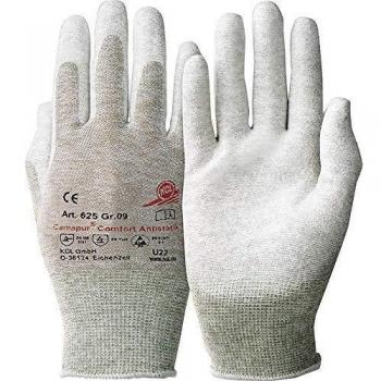 KCL Camapur Comfort Antistatik 6258 Guantes de protección de poliamida Tamaño guantes 8 M EN 16350201407 CAT II 1 Par